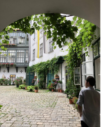 Innenhof des Deutschordenshauses